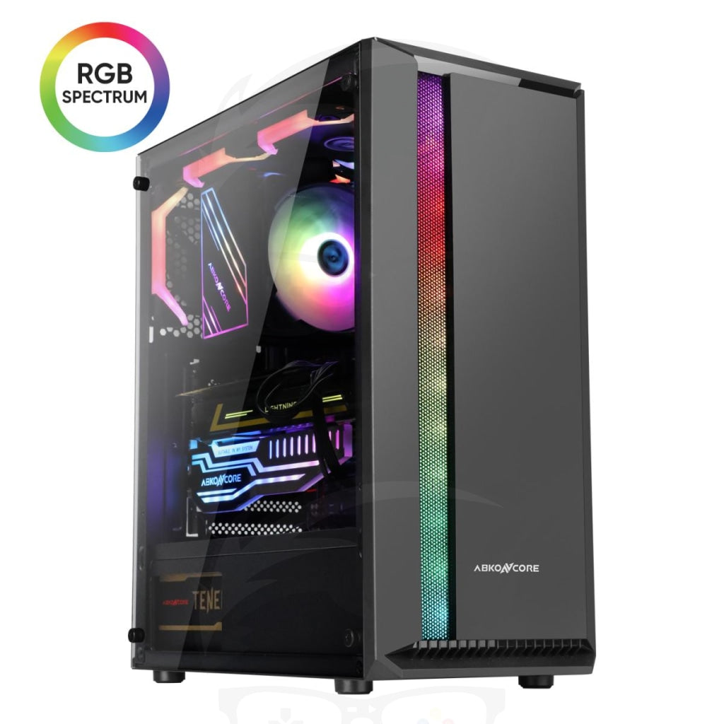 ABKONCORE L850 V1 Front RGB 1 FAN GAMING CASE ABKONCORE L850 V1 Front RGB 1 FAN GAMING CASE
